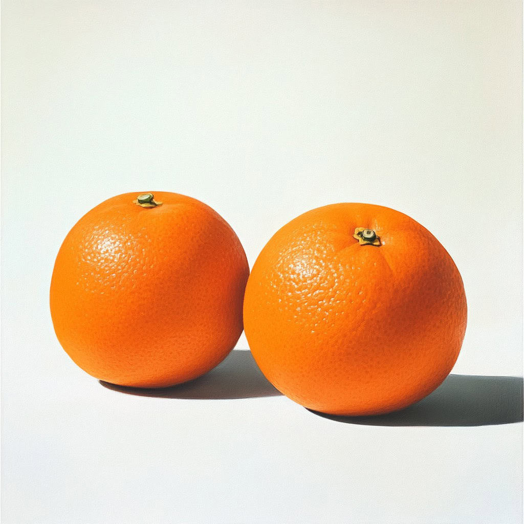 An image of two oranges